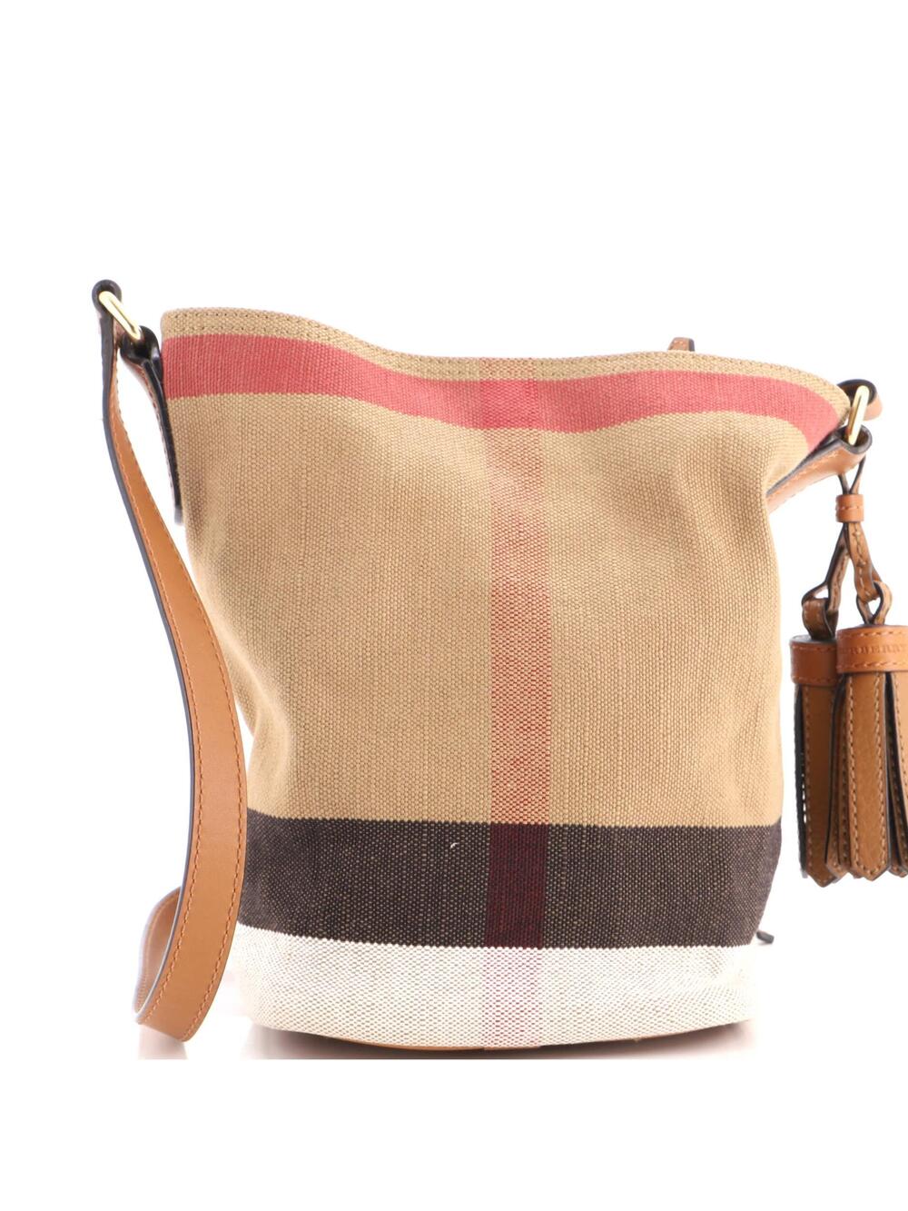 Burberry Ashby Bag House Check Canvas #331819B81B
